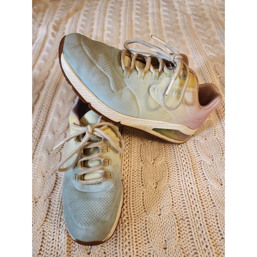 Skechers Street Uno 2 Color Waves Ombre Away Pastel Sneakers Size 8